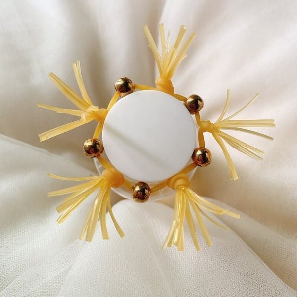 Vòng râu rồng đeo dương vật silicone 5 xúc tu và 5 viên bi kích thích phụ nữ