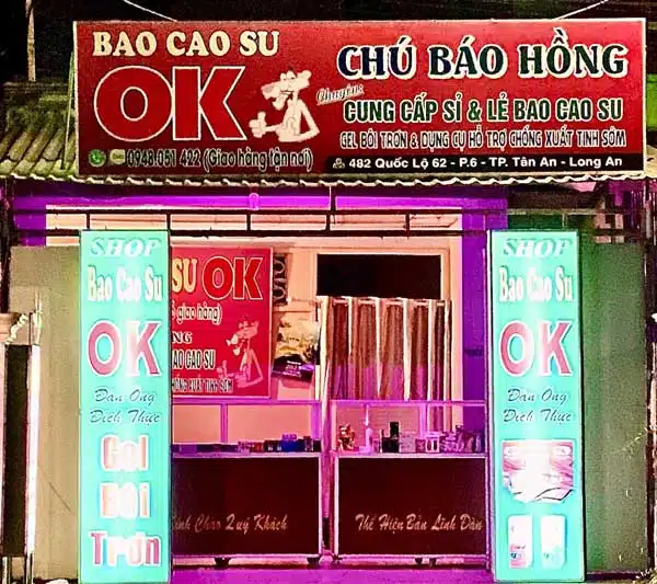 Tóm tắt địa chỉ cửa hàng bao cao su Tân An (Long An)