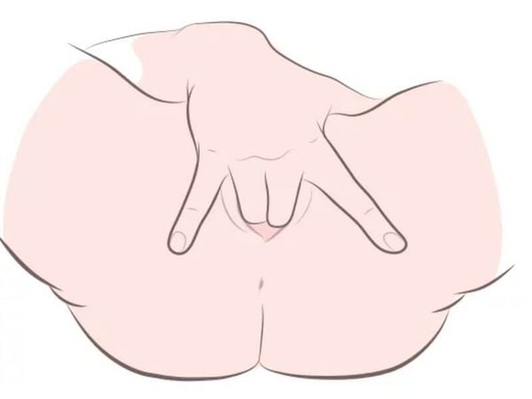 Dùng 2 ngón tay kích thích điểm G