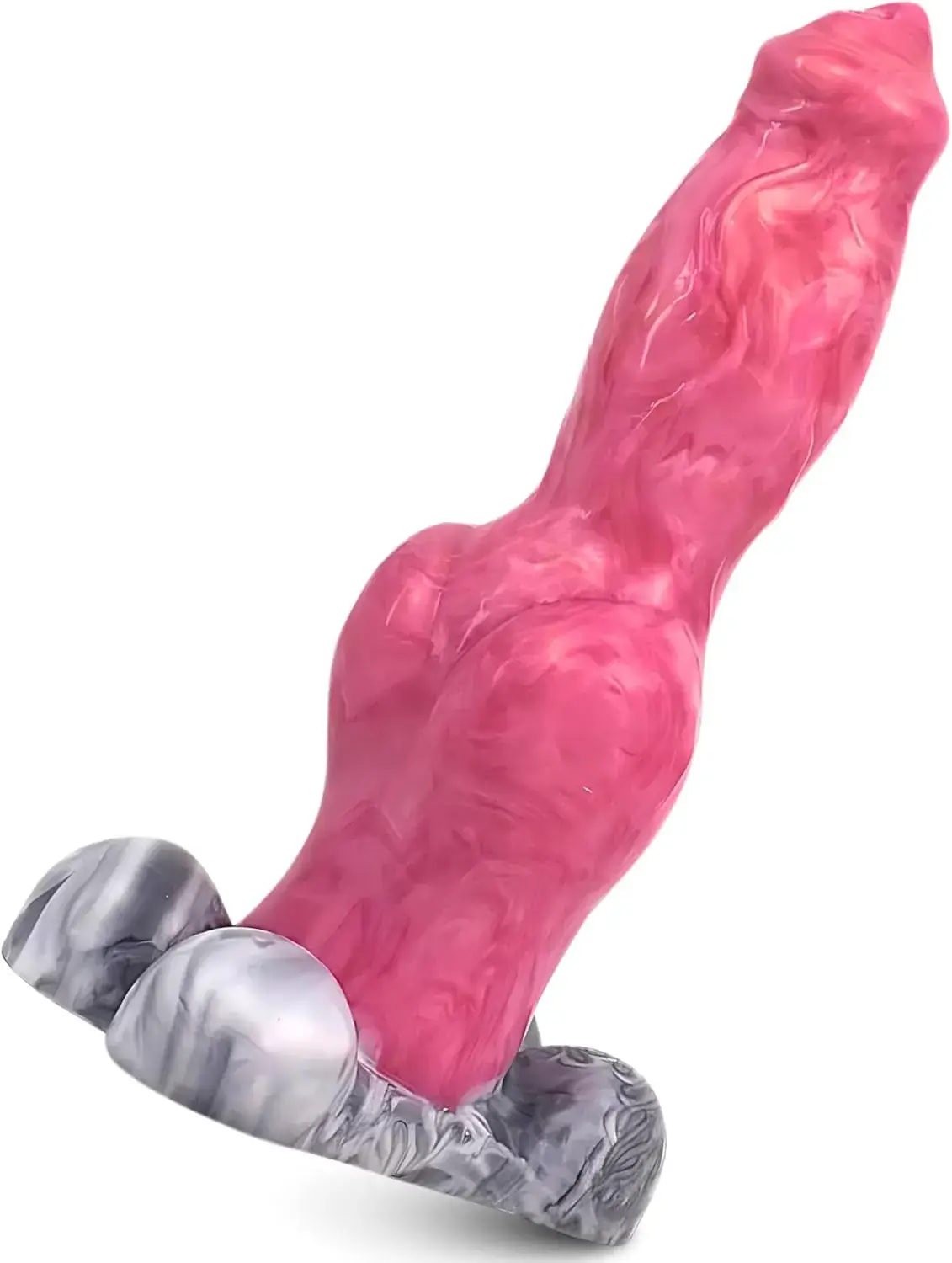 Chim giả cho nữ kiểu dương vật chó DV74B silicone an toàn nút thắt kích thích âm đạo size khủng