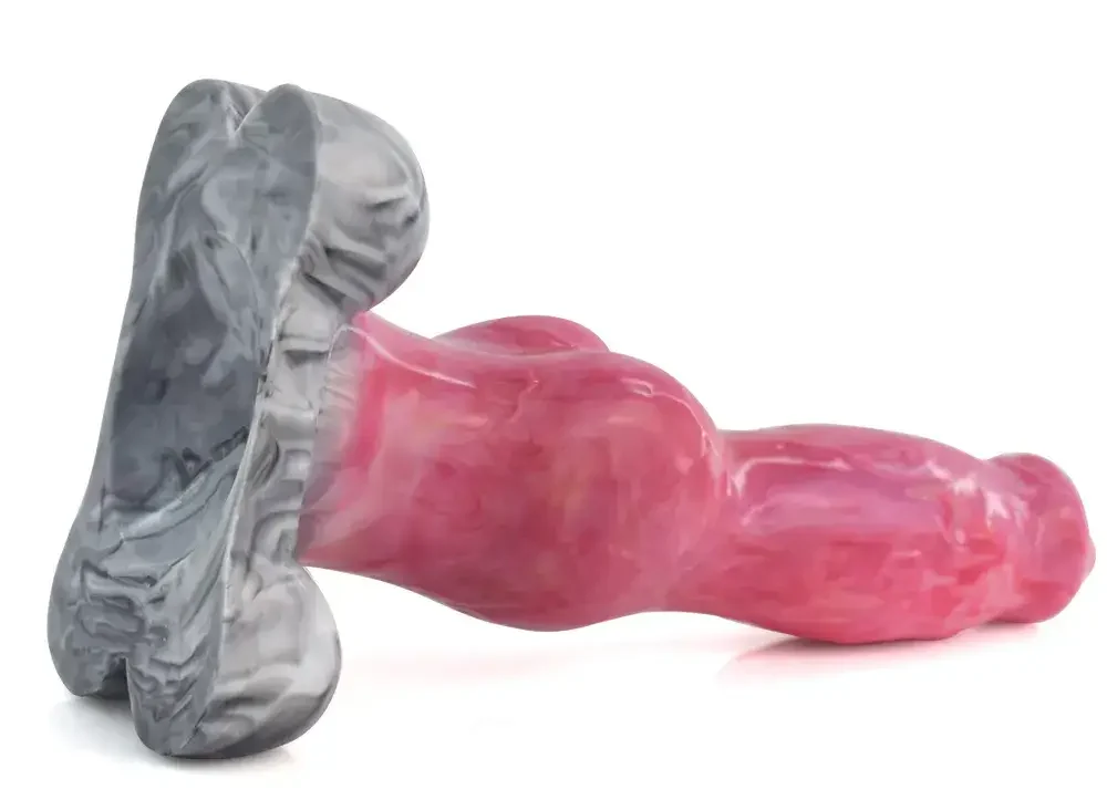 Chim giả cho nữ kiểu dương vật chó DV74B silicone an toàn nút thắt kích thích âm đạo size khủng