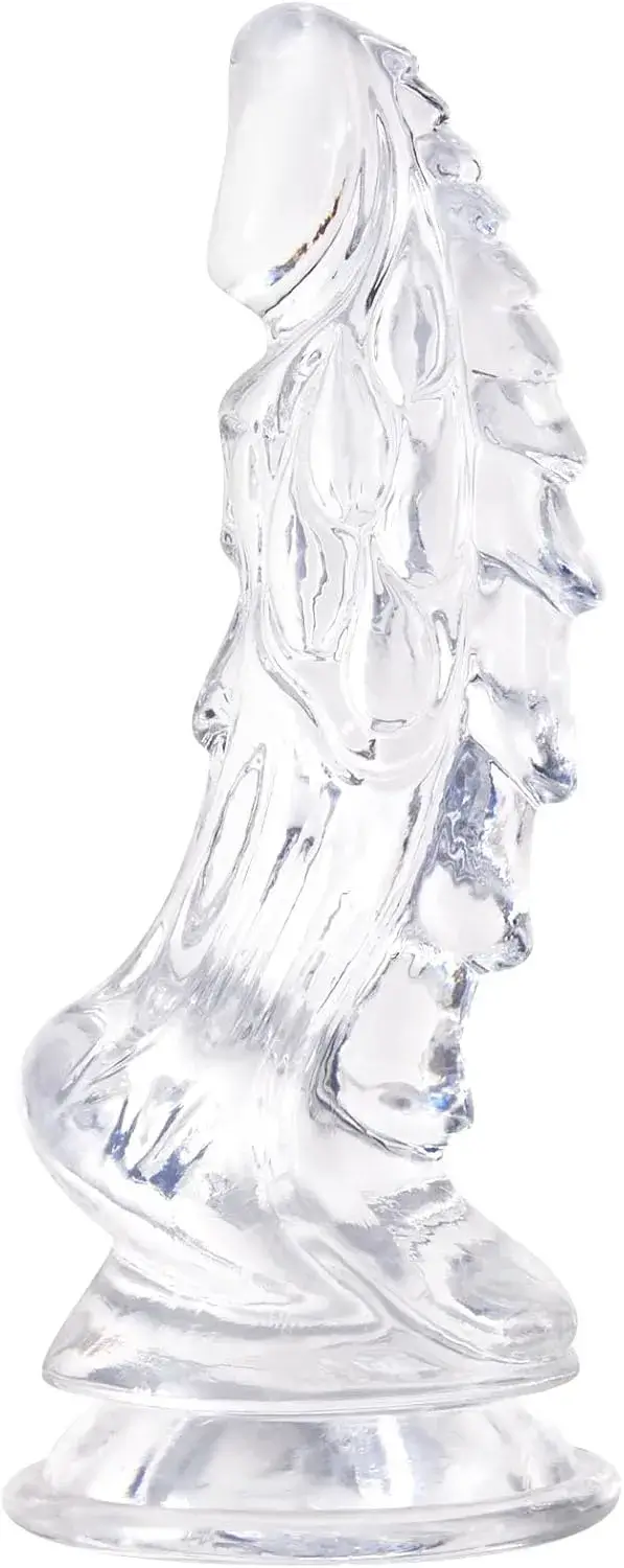 Dương vật giả trong suốt đầu rồng hàng khủng DV74C silicone an toàn size lớn kích thích âm đạo nữ