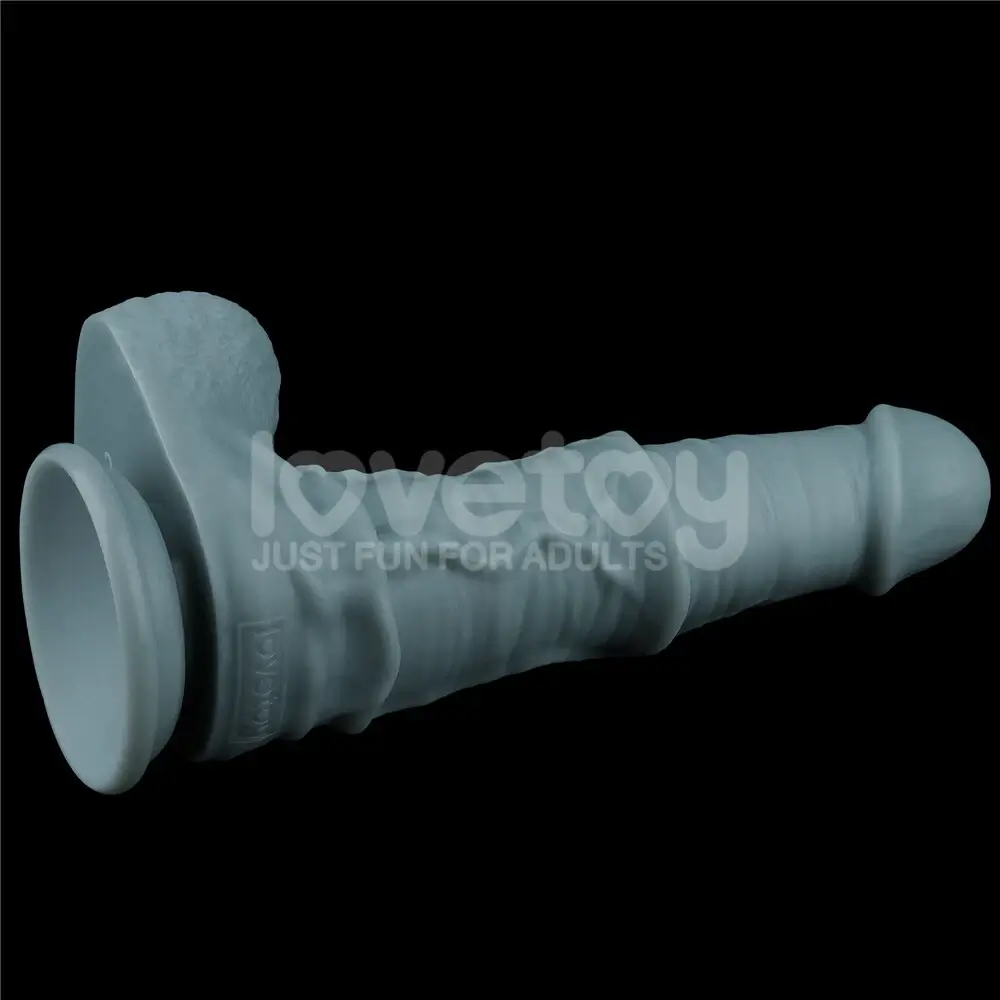 Dương vật giả khủng siêu mềm rung thụt sướng điên đảoDV56E silicone 2 lớp, rung thụt 3 chế độ, điều khiển từ xa, sạc USB, màu xanh