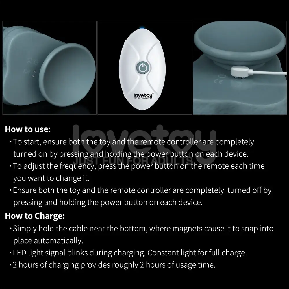 Dương vật giả khủng siêu mềm rung thụt sướng điên đảoDV56E silicone 2 lớp, rung thụt 3 chế độ, điều khiển từ xa, sạc USB, màu xanh