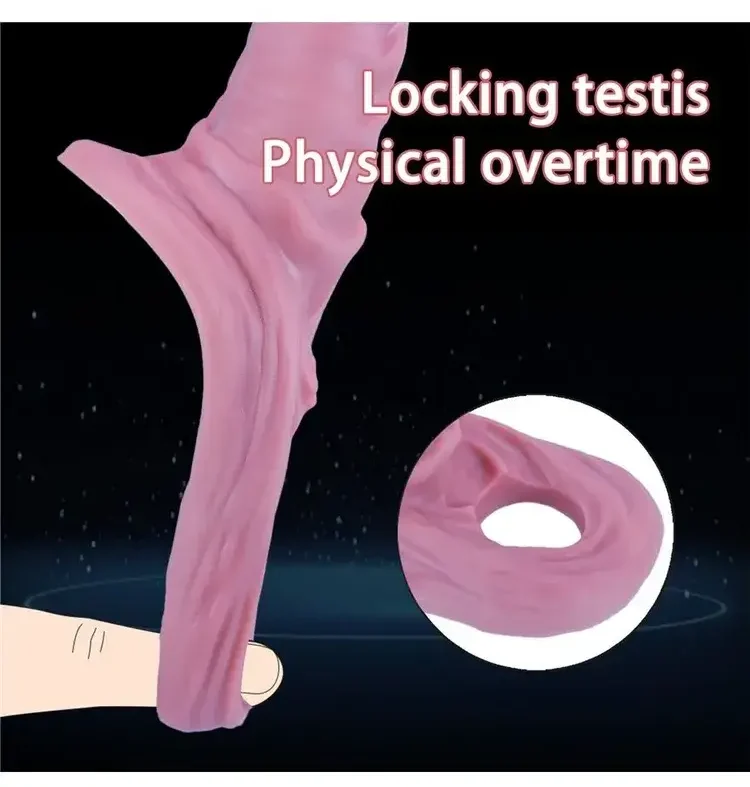 Bao cao su Don Don dây ngựa giúp tăng nhanh kích thước dương vật cho nam BD49D