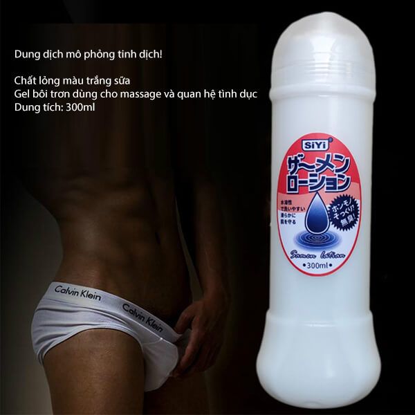 Gel bôi trơn SIYI, chất lỏng mô phỏng tinh dịch màu trắng sữa