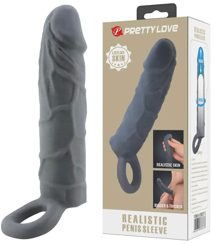 BCS đôn dên cao cấp làm to dài dương vật nam BD12D PRETTY LOVE, làm to dài dương vật, mềm mại, tăng kích thước, có vòng đeo kéo dài cuộc yêu