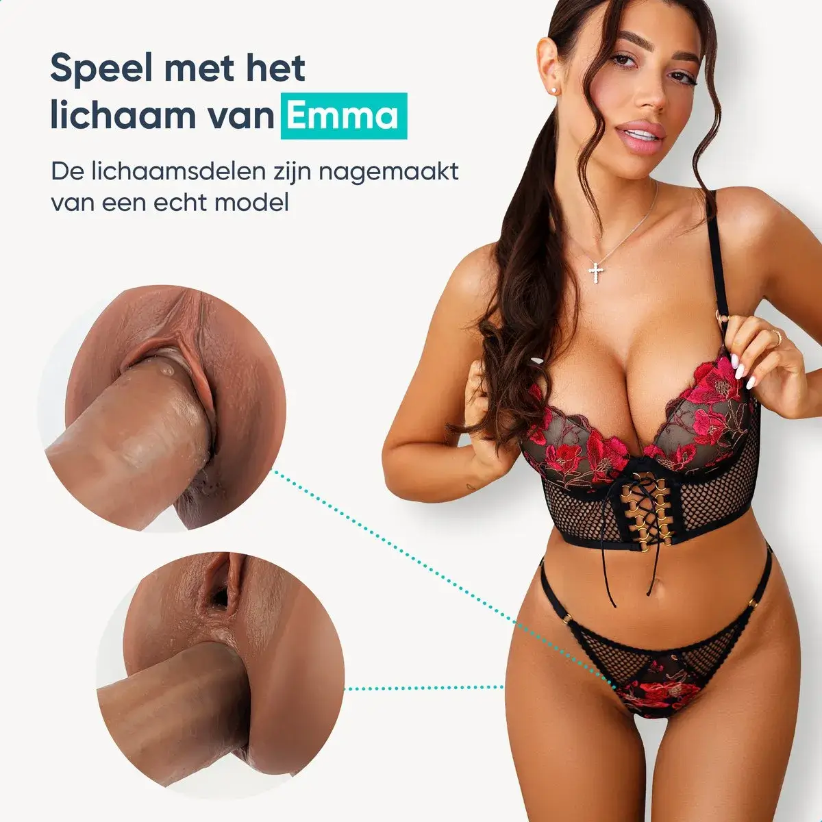 Âm hộ silicone mềm mại thực tế bằng da màu nâu dành cho nam giới sử dụng thủ dâm AD02D