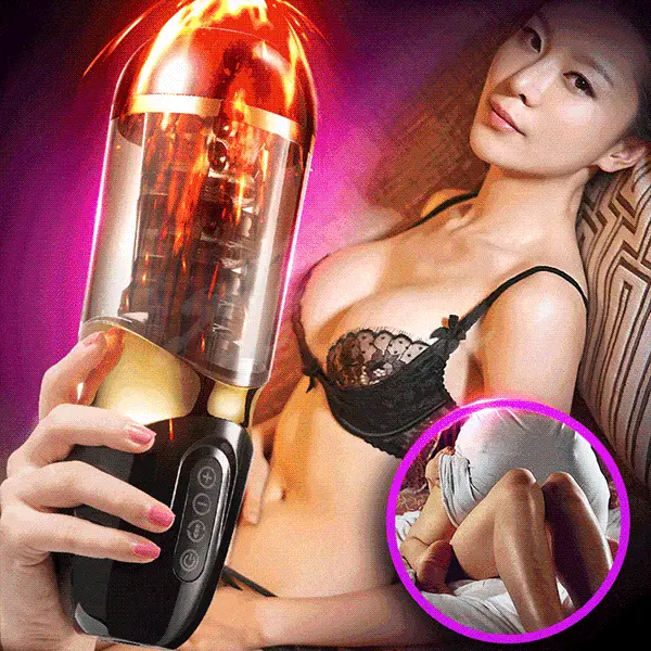 Máy Sục Cu Tự Động Có Đế Xoay Thụt Kích Thích Dương Vật Nam Giới Khi Thủ Dâm Tự Sướng AD34M