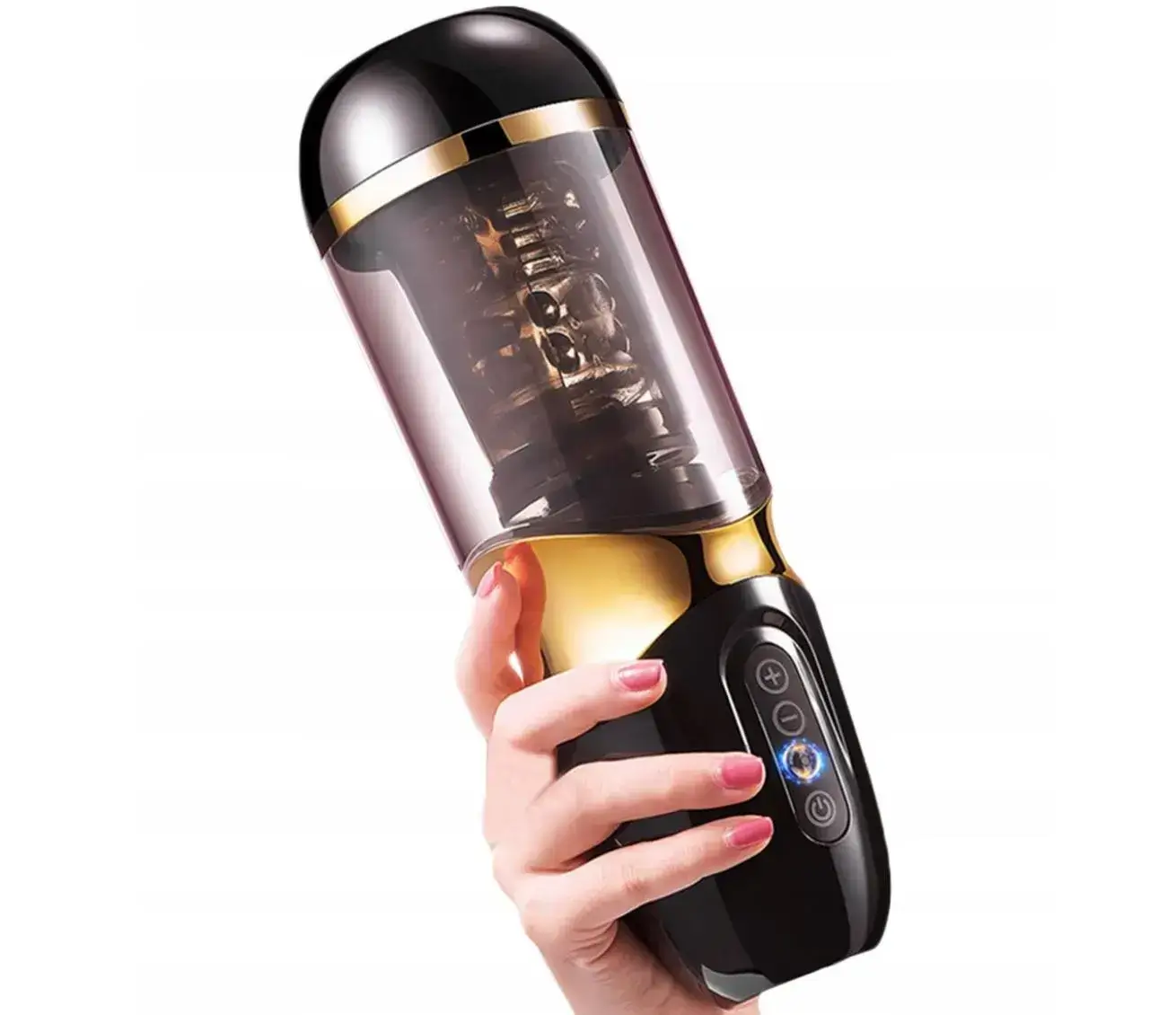 Máy Sục Cu Tự Động Có Đế Xoay Thụt Kích Thích Dương Vật AD34M