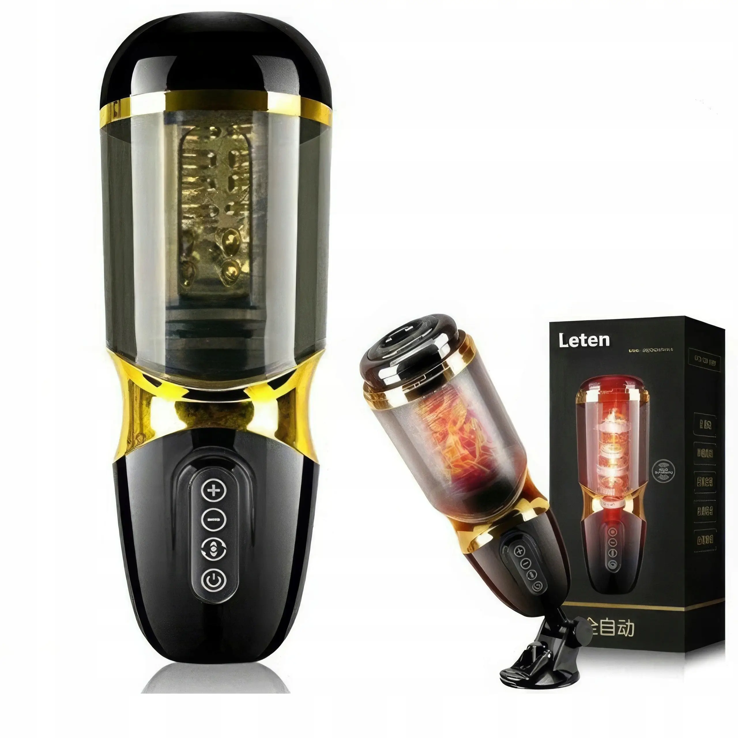 Máy Sục Cu Tự Động Có Đế Xoay Thụt Kích Thích Dương Vật AD34M