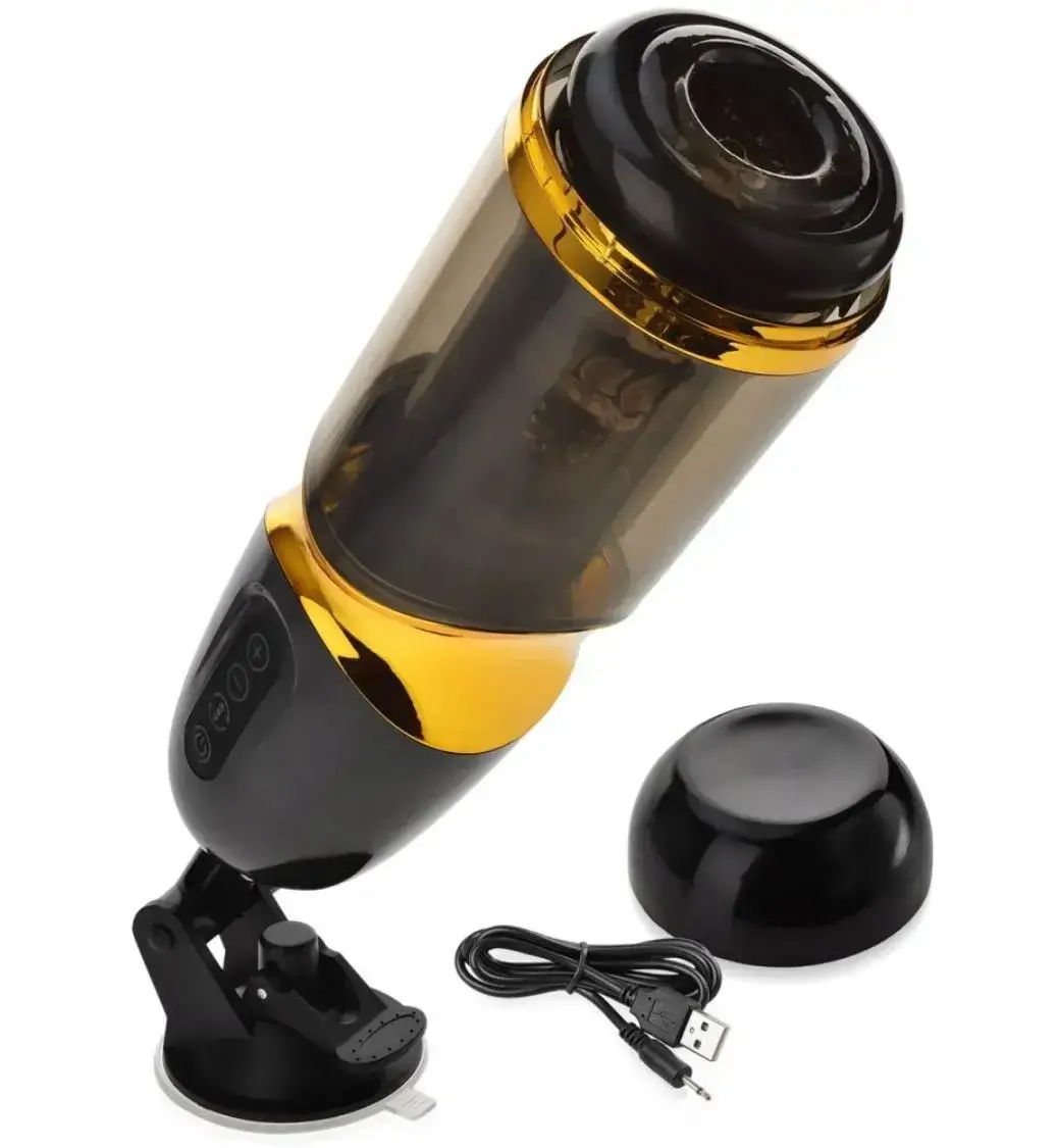 Máy Sục Cu Tự Động Có Đế Xoay Thụt Kích Thích Dương Vật Nam Giới Khi Thủ Dâm Tự Sướng AD34M