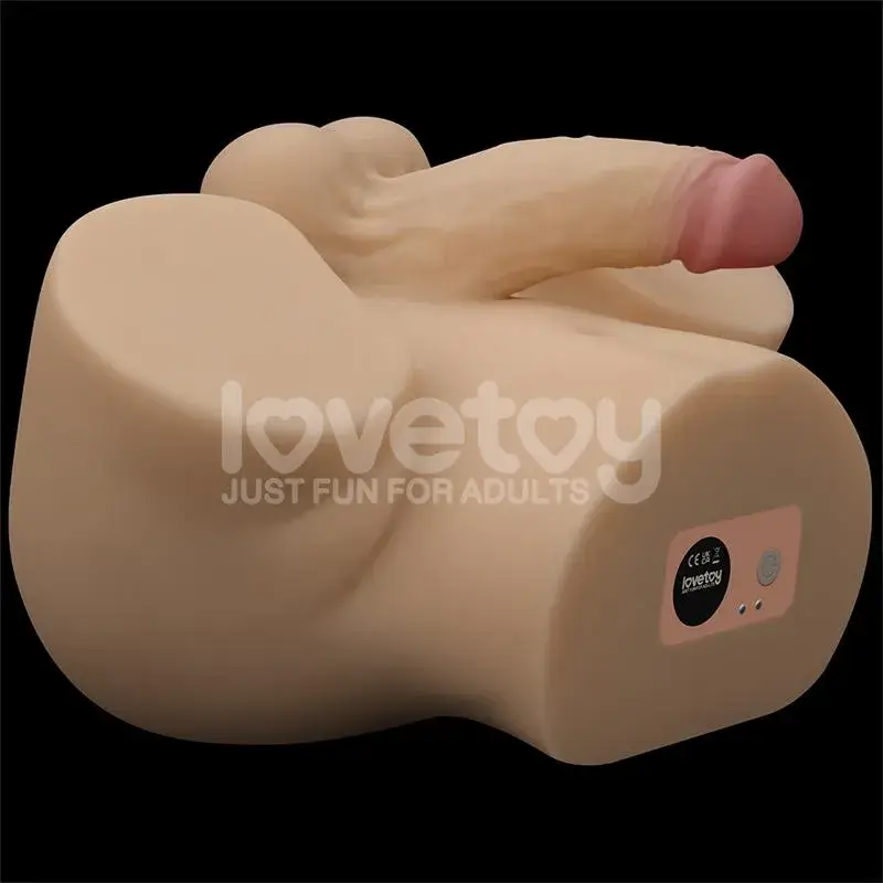 Dương vật giả kết hợp âm đạo giả cao cấp cho nam nữ les gay, DV36M silicon an toàn, 7 chế độ rung, chống nước, kèm quần lót lọt khe