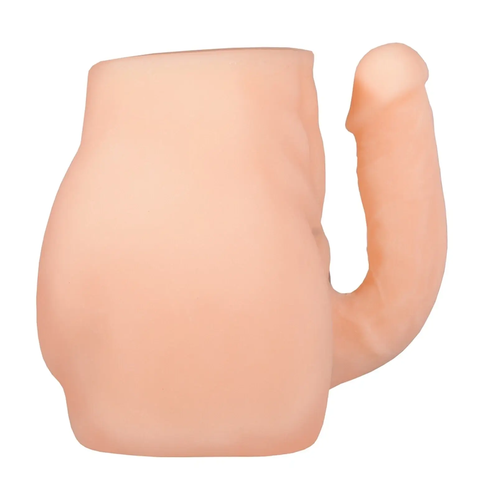 Dương vật giả silicon liền thân hàng khủng kèm hậu môn DV36H, búp bê bán thân nam silicon cao cấp, kích thước 17cm, cho nữ và gay.