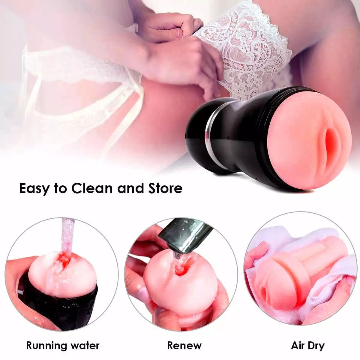 AD60 Zemalia Luna âm đạo giả cầm tay phong cách thủ dâm cốc Vương quốc Anh Cốc máy bay cầm tay kiểu âm đạo giả - Sự lựa chọn vô cùng thú vị cho phái mạnh