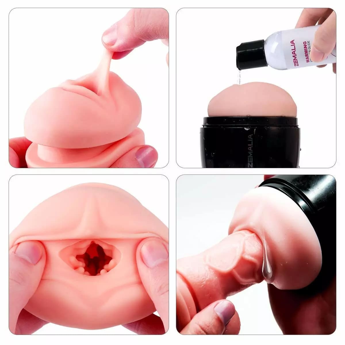 AD60 Zemalia Luna âm đạo giả cầm tay phong cách thủ dâm cốc Vương quốc Anh Cốc máy bay cầm tay kiểu âm đạo giả - Sự lựa chọn vô cùng thú vị cho phái mạnh