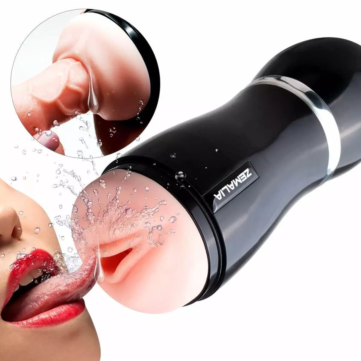 AD60 Zemalia Luna âm đạo giả cầm tay phong cách thủ dâm cốc Vương quốc Anh Cốc máy bay cầm tay kiểu âm đạo giả - Sự lựa chọn vô cùng thú vị cho phái mạnh