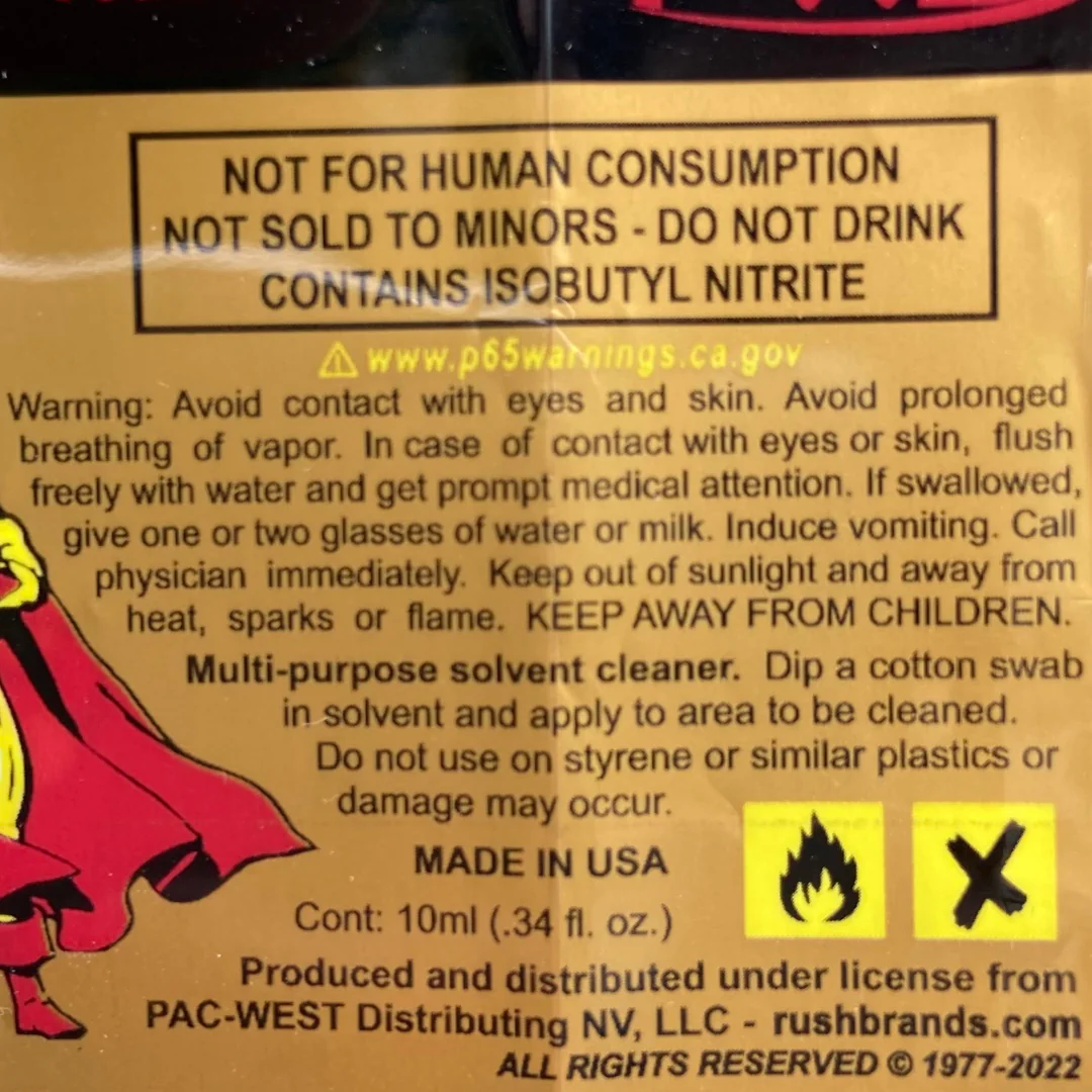 Nhãn chai Pop Gold Rush 10ml - Nơi cung cấp đầy đủ thông tin nhà sản xuất